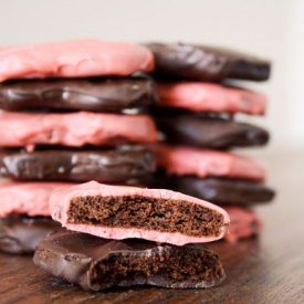 Raspberry Chocolate Thin Mints - Recipe photo by HauteHammer