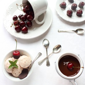 Cherry Cheese Ice Cream - Recipe photo by AngellovesCooking