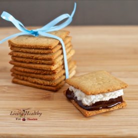 Homemade Honey Graham Crackers - Recipe photo by Living Healthy With Chocolate