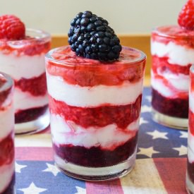 Triple Berry Parfait - Recipe photo by TaraMar