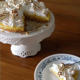 No Bake Lemon Meringue Tart - Recipe photo by spoonfulofdaisy