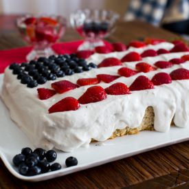 Flag Cake - Recipe photo by LunchboxBunch
