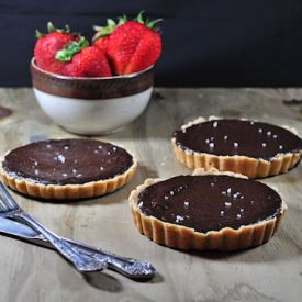 Chocolate Caramel Sea Salt Tart - Recipe photo by swathiiyer