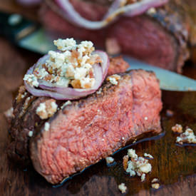Bacon & Blue Cheese Steak - Recipe photo by bsinthekitchen