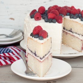 Independence Day Cake - Recipe photo by foodsofourlives