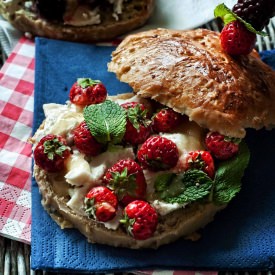 4th of July Berry Sandwiches - Recipe photo by boxofspice
