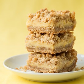Lemon Creme Crumb Bars - Recipe photo by cooking classy