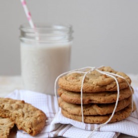 Double Peanut Butter Cookies - Recipe photo by KristinaVanni