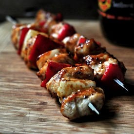 Southwest Chicken Kebabs - Recipe photo by The Creekside Cook