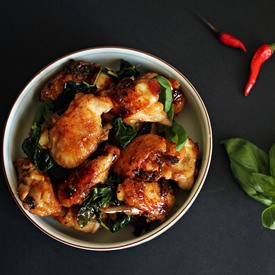 Thai Basil Chicken Wings - Recipe photo by PhuongMiu
