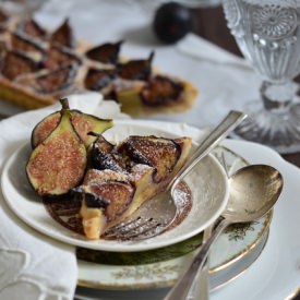 Fig Frangipane Tart - Recipe photo by Debjani