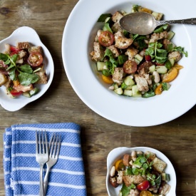 Picnic Panzanella - Recipe photo by sassykitchen