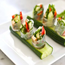 Spring Rolls - Recipe photo by Feasting at Home