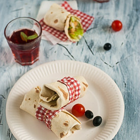 Veggie Tortilla Wraps - Recipe photo by Parttimechef
