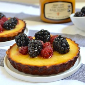 Goat Cheese and Berry Tart - Recipe photo by thepreppedchef
