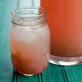 Homemade Rhubarb Lemonade - Recipe photo by foodsofourlives
