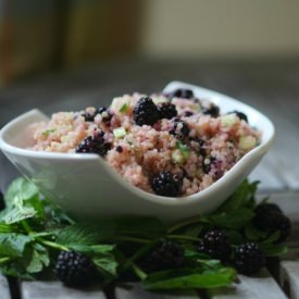 Blackberry Quinoa Salad - Recipe photo by Food Done Light