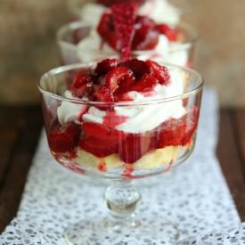 Roasted Strawberry Parfaits - Recipe photo by cravingsofalunatic