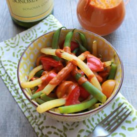 Haricot Vert Salad Green Beans - Recipe photo by kneadtocook