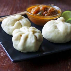 Veggie Dumplings (Momos) - Recipe photo by partialingredients