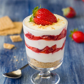 Strawberries and Cream Parfait - Recipe photo by brighteyedbaker