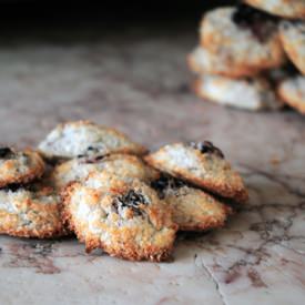 Easy Blueberry Coconut Macaroons - Recipe photo by forgetthosecalories