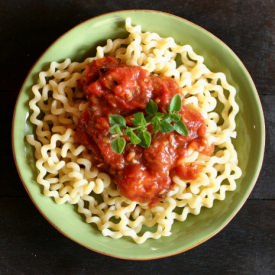 Blistered Tomato Sauce - Recipe photo by The Runaway Spoon