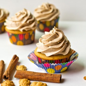 Cinnamon Buttercream Cupcakes - Recipe photo by tastesoflizzyt