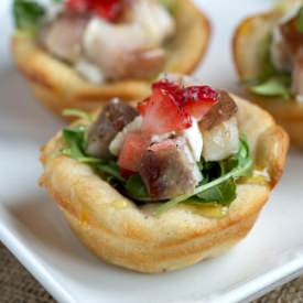 Crispy Pork Belly Tarts - Recipe photo by claireg