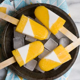 Mango Cardamom Coconut Popsicles - Recipe photo by acozykitchen