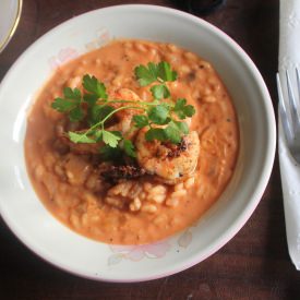 Shrimp Cream Truffle Risotto - Recipe photo by jesswu