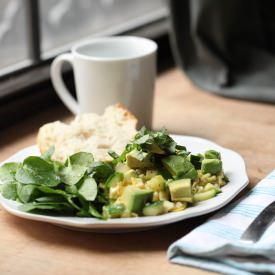 Avocado Zucchini Scramble - Recipe photo by ringfingertanline