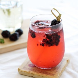 Blackberry Crush Cocktail - Recipe photo by pixelsandcrumbs