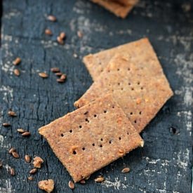 Healthy Flax Seed Crackers - Recipe photo by Sanjeeta kk