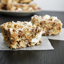 7 Layer/Magic Bar Rice Krispies - Recipe photo by mallowandco