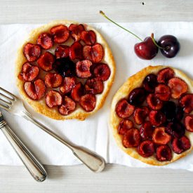 Cherry Tartelettes with Marzipan - Recipe photo by sugary and buttery