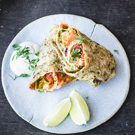 Healthy Breakfast Burritos - Recipe photo by topwithcinnamon