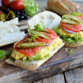 French Stuffed Picnic Sandwich - Recipe photo by Lavender and Lovage