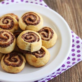 Nutella Pinwheels - Recipe photo by marriageandlaughter