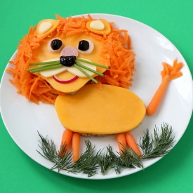 Lion King Sandwich - Recipe photo by Gosia_KiddieFoodies