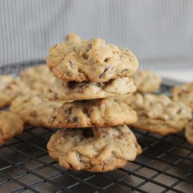 Chocolate Chip Pretzel Cookies - Recipe photo by Joan@ Chocolate and more