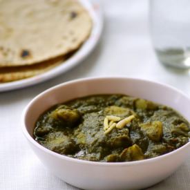 Aloo Palak Gravy - Recipe photo by blend with spices