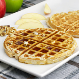 Apple Cinnamon Waffles - Recipe photo by MrBreakfast