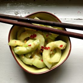 Miso and Sesame Cucumber Salad - Recipe photo by nutsaboutfood