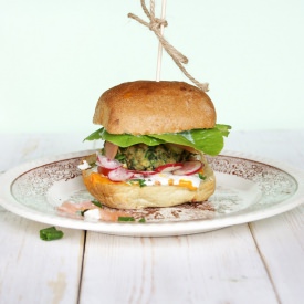 Barley&Spinach Burgers - Recipe photo by Joasia Domowe Frykasy