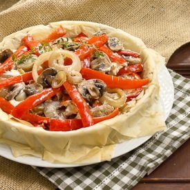 Summer Vegetable Tart - Recipe photo by thatskinnychickcanbake