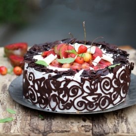 Stone Fruit & Quark Mousse Cake - Recipe photo by vindee