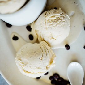 Homemade Coffee Ice Cream - Recipe photo by offbeatandinspiredblog