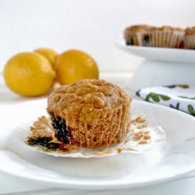 Lemon Coconut Blueberry Nut Muffins - Recipe photo by DeliciousObsessions