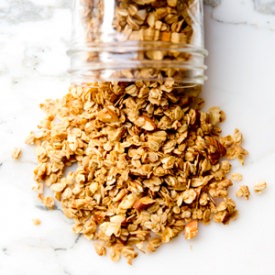 Homemade Maple Granola - Recipe photo by a house in the hills